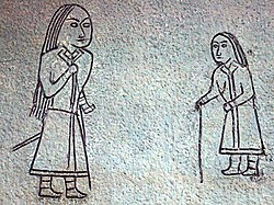 سنگ نگاره گوک‌ترک در مغولستان (قرن ۶ تا ۸)[۲]