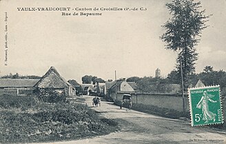 Carte postale du village avant 1914.