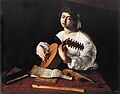 『リュートを弾く若者』（1596年頃） ウィルデンスタイン・コレクション
