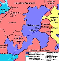 Mapa Biskupstwa Liège