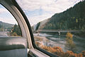 The North Thompson River as seen from the train.