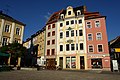 Buildings on the east side of the Hauptmarkt, Reichenstraße on the right