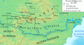 Map of the Second Dacian war 105-106 AD