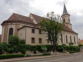 The church of Saint-Louis in Duttlenheim