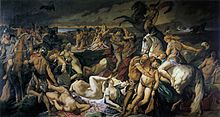 Die Amazonenschlacht (Gemälde von Anselm Feuerbach, 1873)