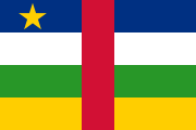 A Közép-afrikai Köztársaság zászlaja