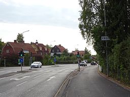 Freja sett norrifrån från Malmabergsgatan i korsningen mot Tråddragargatan.