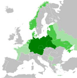 Germania nazionalsocialista Germania nazista Terzo Reich - Localizzazione