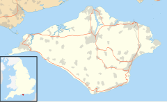 Chillerton Down transmitting station is located in Isle of Wight