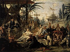 François Boucher, Chinese dance, 1742, óleo sobre tela, 42 × 65 cm.