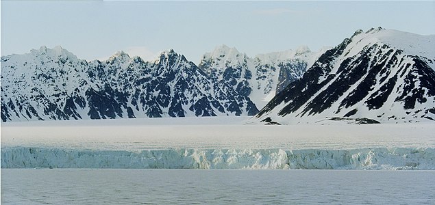 El glaciar Lilliehookbreen (2003).