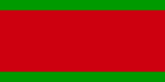 Vlag wat in 1995 deur Loekasjenko voorgestel is