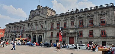 Main facade - Palacio de Mineria - Mexico 2024.jpg