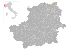 Tavagnasco – Mappa