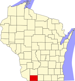 Koartn vo Lafayette County innahoib vo Wisconsin