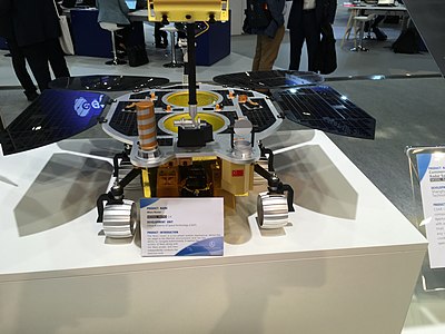 Mockup of the Zhurong rover at the 69th International Astronautical Congress