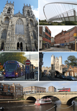 Een collage van York