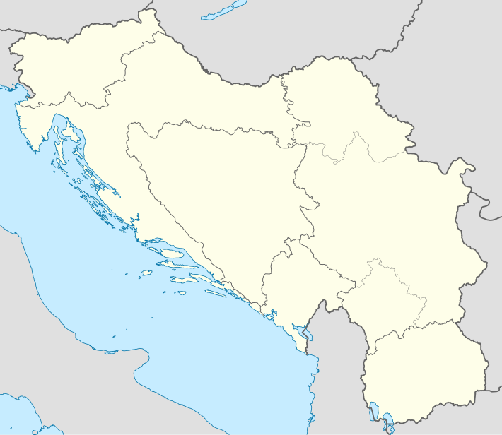 2017–18 SEHA League is located in Yugoslavia