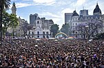 Pride festival in Plaza de Mayo Buenos Aires, Argentina