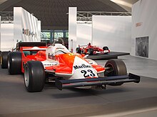 Photo de l'Alfa 179 de Giacomelli en 1980