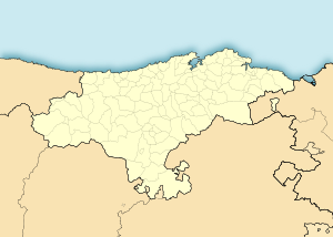 Santanderの位置（カンタブリア州内）