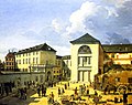 Andreas Achenbach: A régi Művészeti Akadémia Düsseldorfban (1831)