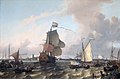 Het fregat ‘Brielle’ op de Maas voor Rotterdam (1689) Ludolf Bakhuizen Rijksmuseum