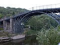 First iron bridge in the world over the River Severn in Ironbridge