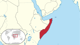 Somalia italiana - Localizzazione