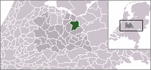 Situo de la municipo Amersfoort