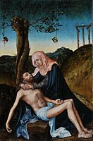 Pietà au pied de la Croix 1510, Brno