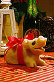 Danish Christmas marzipan pig