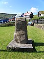 Paminklas rašytojui Martin Joensen, kuris 1902 m. gimė Sandvike