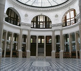 Banking floor of the Länderbank, Hohenstaufengasse, Vienna (1882–1884)