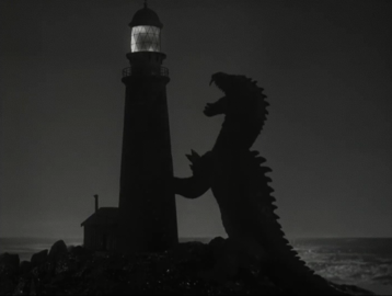Fyrtårnscenen frå The Beast from 20,000 Fathoms (1953).