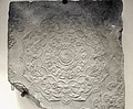 Dekorert steinplate, Silla, 700-tallet
