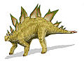 Stegosaurus - un o'r genera hawsaf i'w nabod.