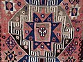 Anatolischer Kelim mit reziproken Mustern (am rechten Rand ein „laufender Hund“-Ornament)
