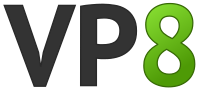 VP8 로고