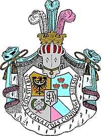 Das Wappen des Corps Silesia Breslau zu Frankfurt (Oder)