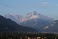 Weesen, Kanton St. Gallen, Schweiz: Blick nach Süden im Morgennebel