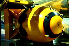 Макет бомбы «Толстяк», сброшенной на Нагасаки