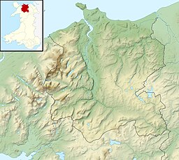 Location of reservoir in Wales