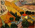 Vincent van Gogh, Údolí s oráčem, 1889