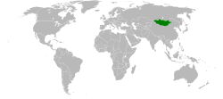 Lokasi Mongolia