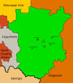 Map of Chechnya