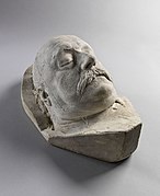 Masque mortuaire de Gustave Flaubert (1821-1880), musée Carnavalet.jpg