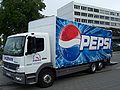 Un camion de distribution Pepsi