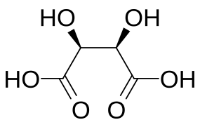 Mesotartic acid showing symmetry.svg