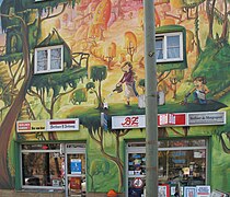 A mural by CitéCréation in the Sonnenallee Street in Berlin-Neukölln